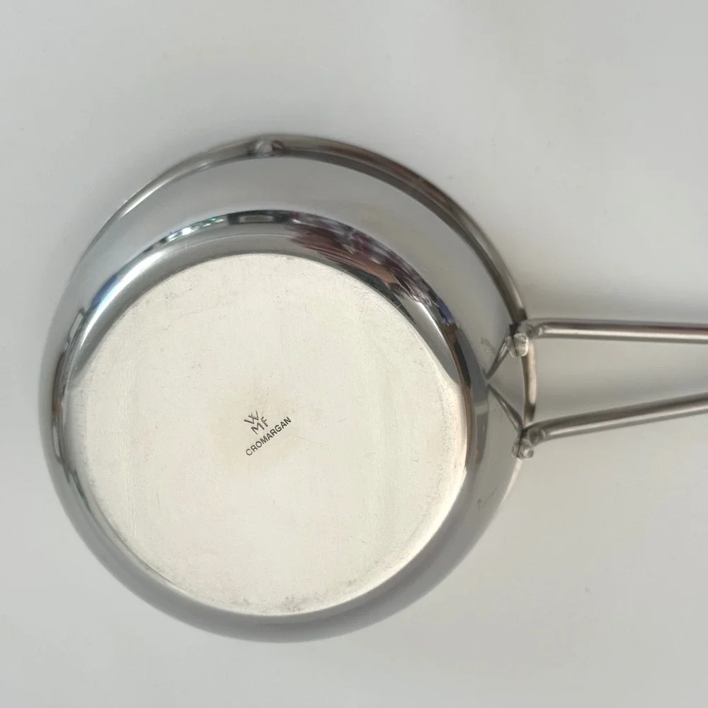 WMF Forma Butter-Set Stainless Steel Melting Pot + Stand Germany‎ Vintage w/ Box